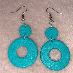 Handmade polymer clay earrings